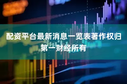 配资平台最新消息一览表著作权归第一财经所有